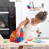 Magna-Tiles Classic 32-Piece Magnetic Construction Set Geometry Shapes view 2