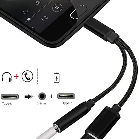Amazon Co Jp 2in1 Type C Usb イヤホン 充電ケーブル Type C イヤホン変換ケーブル タイプc 3 5mm イヤホンジャック ケーブル Xperia Huawei イヤホン端子 充電変換アダプタ 家電 カメラ