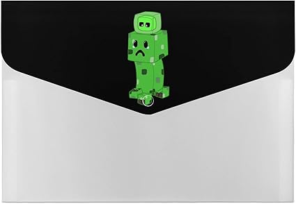 Amazon Co Jp マインクラフト ファイルフォルダ 6ポケットコンパートメント防湿 防水 書類入れ 出張 収納 分類 事務用品 文房具 オフィス用品