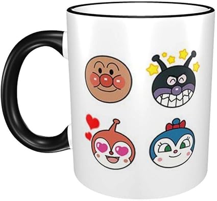 Amazon アンパンマン Anpanman マグカップ マグ 食器 耐熱カップ 陶器 マグ タンブラー おしゃれ コーヒーカップ エスプレッソカップ 電子レンジ 可 かわいい 人気 プレゼント用 350ml Oneluck ホーム キッチン 通販