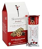 Skinny Girl Nutrition Bar, Dark Chocolate Pretzel, 1 Pack of 4 Little Bars