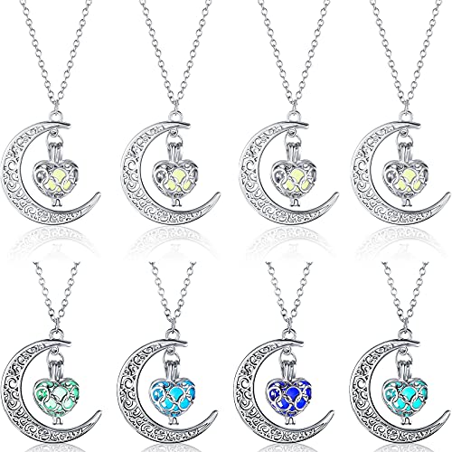 Dark Crescent Moon Necklace 