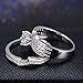 Women’s Gift Bridal Set 1.2ct White Round Cubic Zirconia 925 Sterling Silver Wedding Engagement Ring Sets Size 5-10