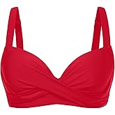 Aqua Eve Women Underwire Bikini Top - Push Up Swimsuit Top Bra Padded Bathing Suit 2025 Twist Front Swimwear