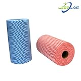 Jebblas Reusable Cleaning Wipe, Household &Kitchen Towels,Disposable Cleaning Cloth, Dish Cloth Dish Towels Dish Rags Reusable Kitchen Paper Towels, Wash Towels 2 Rolls of 200 Sheets