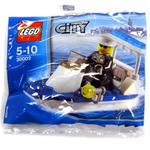 LEGO City Set Exclusive #30002 Police Boat Bagged