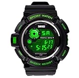 Happy Digital® Sports Watches Military Watch 50m Waterproof Men Sport Digital Quartz Wrstwatches
