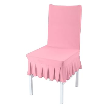 Uxcell Dining Chair Covers Ruffled Skirt Stool Slipcover
