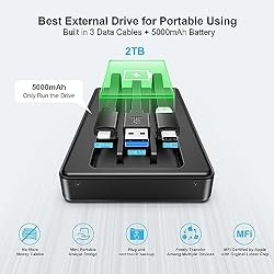 ySky 2TB External Hard Drive for iPhone