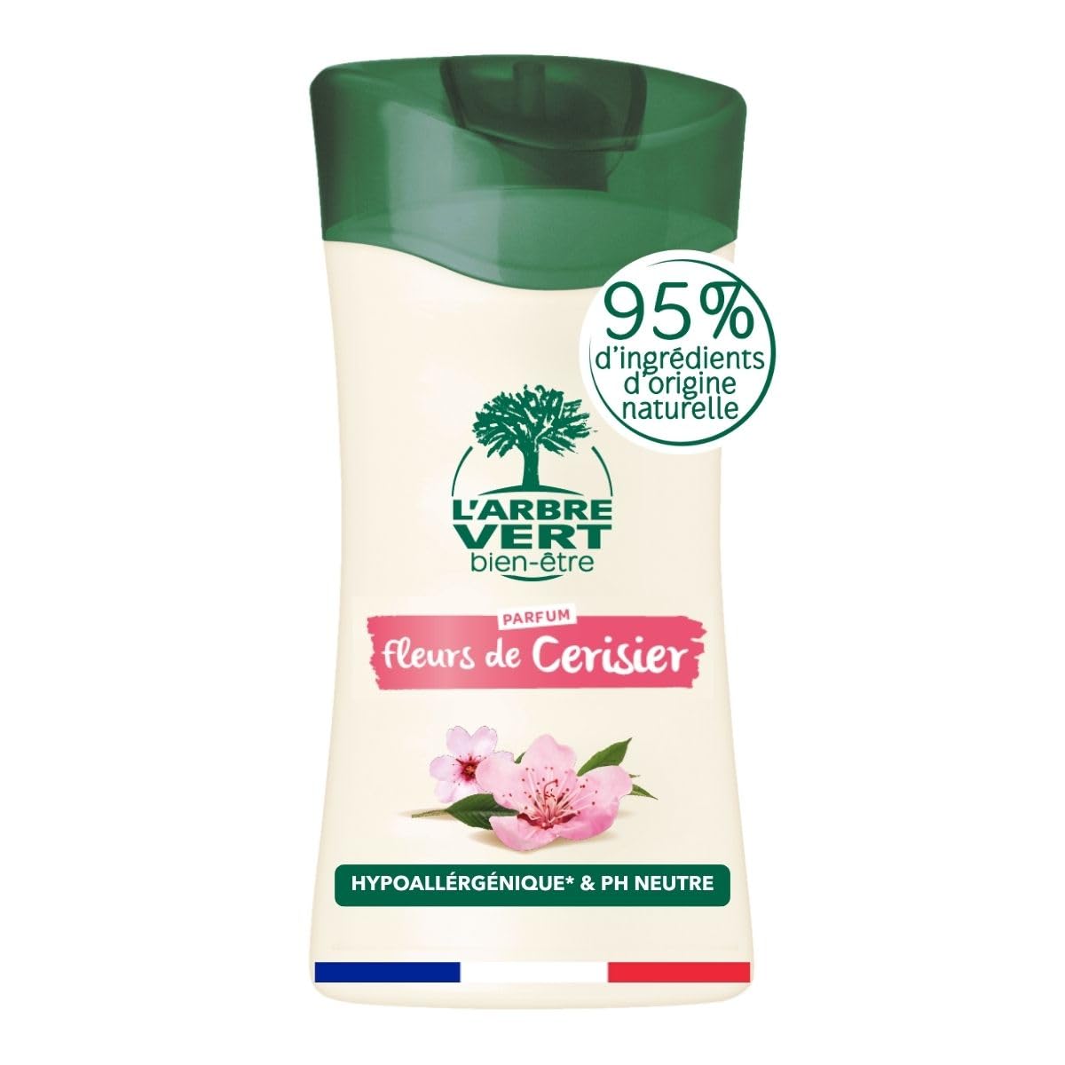 L'Arbre Vert Wellbeing Organic Cherry Blossom Shower Cream Pack of 6