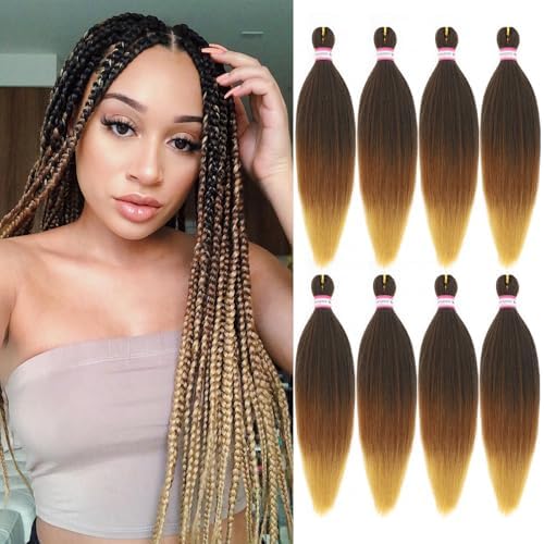 Tone Pre-stretched Braiding Hair Synthetic Braids Professional