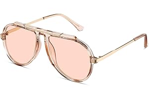 kimorn Oversized Pilot Sunglasses for Women 70s Retro Sun Glasses Classic Vintage Shades UV Protection