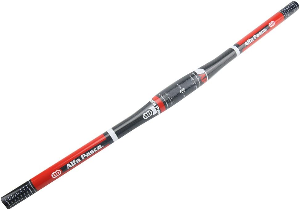 Alfa Pasca Carbon Fiber Bike MTB Handlebars Flat Handle Bar 31.8 Carbon Handlebar 680/700/720/740/760mm Mountain Riser Bar