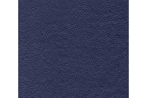 D&D FUTON FURNITURE Navy Blue Leather Queen Size Look Vinyl Futon Mattress Covers for Mattress Sized 8" Thick X 60" W X 80" L.