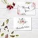 100 Thank You Cards Wedding - Bulk Thank You Cards, Baby Shower Thank You Cards, Blank Cards with Envelopes, Thank you Notes, Bridal Shower, Baptism, Gift Cards, Graduation, Sympathy, Business, Floral