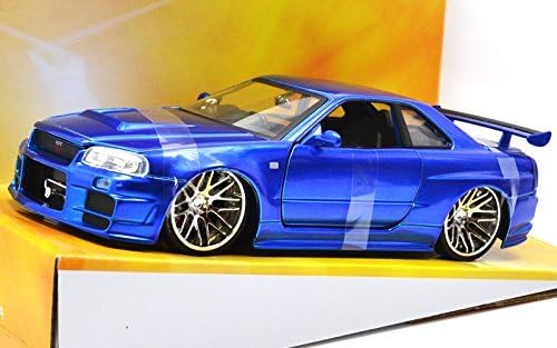 JadaToys 1: 24scale FAST &amp; FURIOUS 4 BRAIAN'S NISSAN SKYLINE GT-R R34 Jeidatoizu 1:24 scale "Fast and the Furious MAX", "Brian Nissan Skyline GT-R R34" [parallel import goods]
