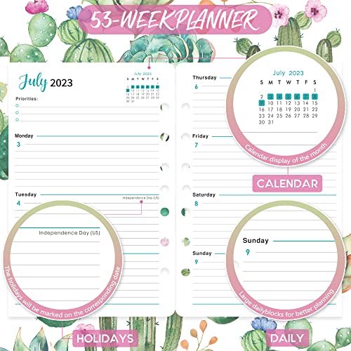 Planner 20232024 Refills 20232024 Planner Refills, Jul. 2023 Jun. 2024, 5.5" x 8.5", 2023