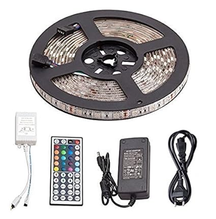 led Stripes 5m 5050 RGB 5m Led Strip, led band, wasserdicht led leiste, led Sschlauch mit 300 LEDs Bunt led Lichterkette Farb