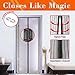 MAGZO Magnetic Screen Door Fit Door Size 40 x 82 Inch, Screen Size 42