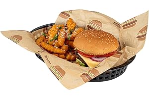 Restaurantware-10.5 x 7.3 x 1.5 Inch Fast Food Baskets, 10 Oval Deli Baskets, Microwavable, Dishwashable, Black Plastic Servi