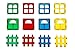 Shapemags 36 Piece Set 36 Pcs Magnet Building Tiles Magnetic Blocks - Accessories Set, Award Winning STEM Educational 3D Construction Blocks Set
