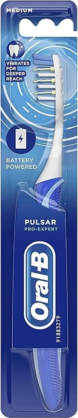 Oral-B Pulsar 35 Medium Toothbrush - Brand New Battery Included