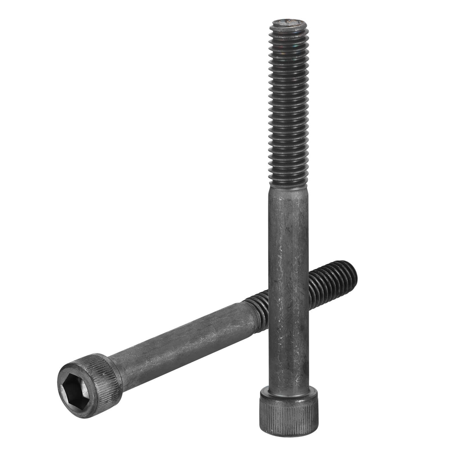 uxcell Hex Socket Bolts (3/8"-16x3"), Grade 12.9 Carbon Steel Hex Socket Drive Screws, Black, 10 Pcs — image 1