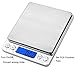 Digital Kitchen Scale, maxin Highly Accurate Multifunctional Cooking Food Scale with Back-Lit LCD Display, 500g/ 0.01g Mini Pocket Jewelry Scale with Tare, PCS Functions. (Sliver)