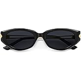 VANLINKER Polarized Trendy Fashion Small Oval Cat Eye Sunglasses for Women 2025 Retro Vintage Shades VL9863