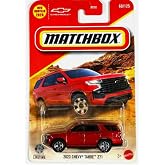 Matchbox 2023 Chevy Tahoe Z71, Die Cast Toy Car, Red, 1:64 Scale, Collectible Model, 60/125