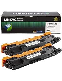 LINKYO - Cartucho de tóner de repuesto para Brother TN227BK High Yield TN223BK (2 unidades), color negro