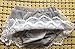 Bysweet Baby Girl Bloomers Diaper Covers Toddler Lace Flower Skirts White and Gray 2 Pack (0-6M, Gray White)