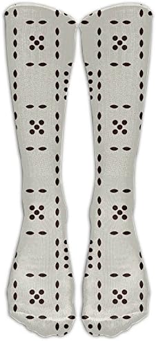 PHCDGDD Tic Tac Neutral Wallpaper Graduated Compression Socks For Men &amp; Women Best Stockings For Nurses, Travel, Running, Maternity Pregnancy