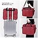 HOMEST Sewing Machine Carrying Case with Multiple Storage Pockets, Universal Tote Bag with Shoulder Strap Compatible with Most Standard Singer, Brother, Janome, Red (Patent Design)