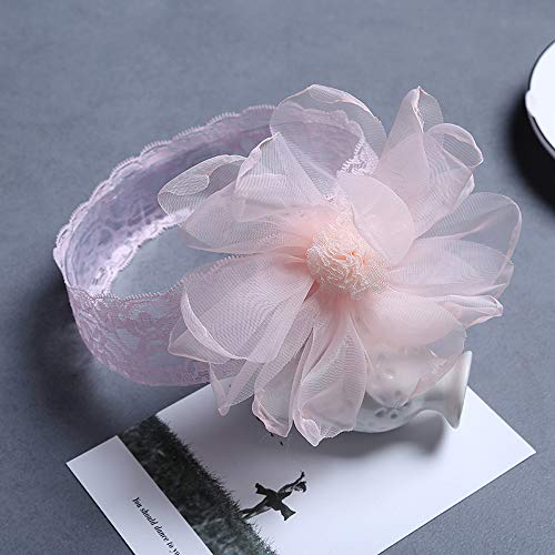 Baby Girls Headbands, AOKE Chiffon Flower Lace Band Hair Accessories for Newborns, Toddlers and Children
