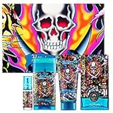Ed Hardy Hearts & Daggers By Christian Audigier For Men - 4Pc Gift Set