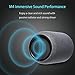 Portable Speakers, ZENBRE M4 Wireless Speakers, Bluetooth4.2 Pocket Size Mini Computer Speakers with Enhanced Bass Resonator, Bult-in Microphone (Black)