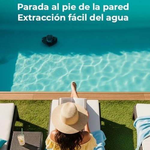 MOOVO. Robot Limpiafondos s/Cable. Duración 90'. Piscinas hasta 80m²