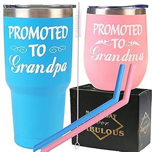 DORADREAMDEKO New Grandparents Gifts, Promoted to Grandparents, Christmas Gifts, Promoted to Grandpa and Grandma Mug…