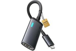 INIU USB C to HDMI Cable [Advanced Cooling], 4K@60Hz Type C to HDMI Adapter, HDCP 2.2 Braided Cord for iPhone 17 16 15 Pro Ma