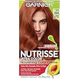 Garnier Nutrisse Ultra Color Nourishing Hair Color Creme, RZ4 Intense Bronze Red, Scarlet Ronze (Packaging May Vary)