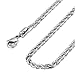 Besteel 4mm Mens Womens Stainless Steel Twist Rope Chain Necklace 24 Inch