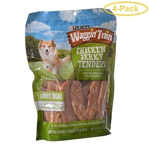 Image of Purina Waggin Train Chicken Jerky Tenders 11 oz - Pack of 4