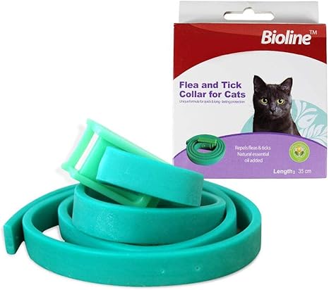 Volwco Collier Anti Puces Et Tiques Pour Chiens Et Chats Réglable Et étanche Formule Dhuile Essentielle De Plantes Naturelles Pas Deffets
