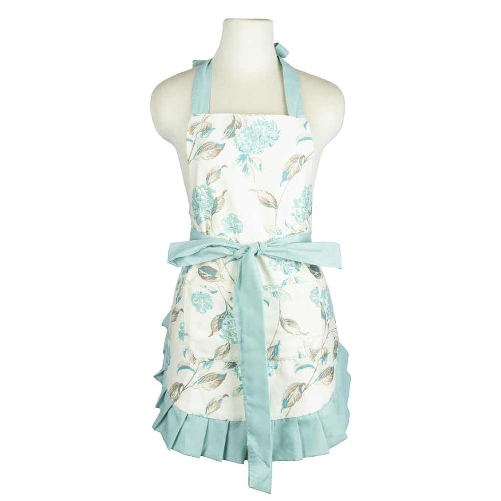 NEOVIVA Aprons for Women with Pockets, Personalised Cooking Chefs Men Cotton Unisex Adjustable Bib Aprons for Home Kitchen Restaurant Baking BBQ Gardening Painting Coffee House and School, Safflower B