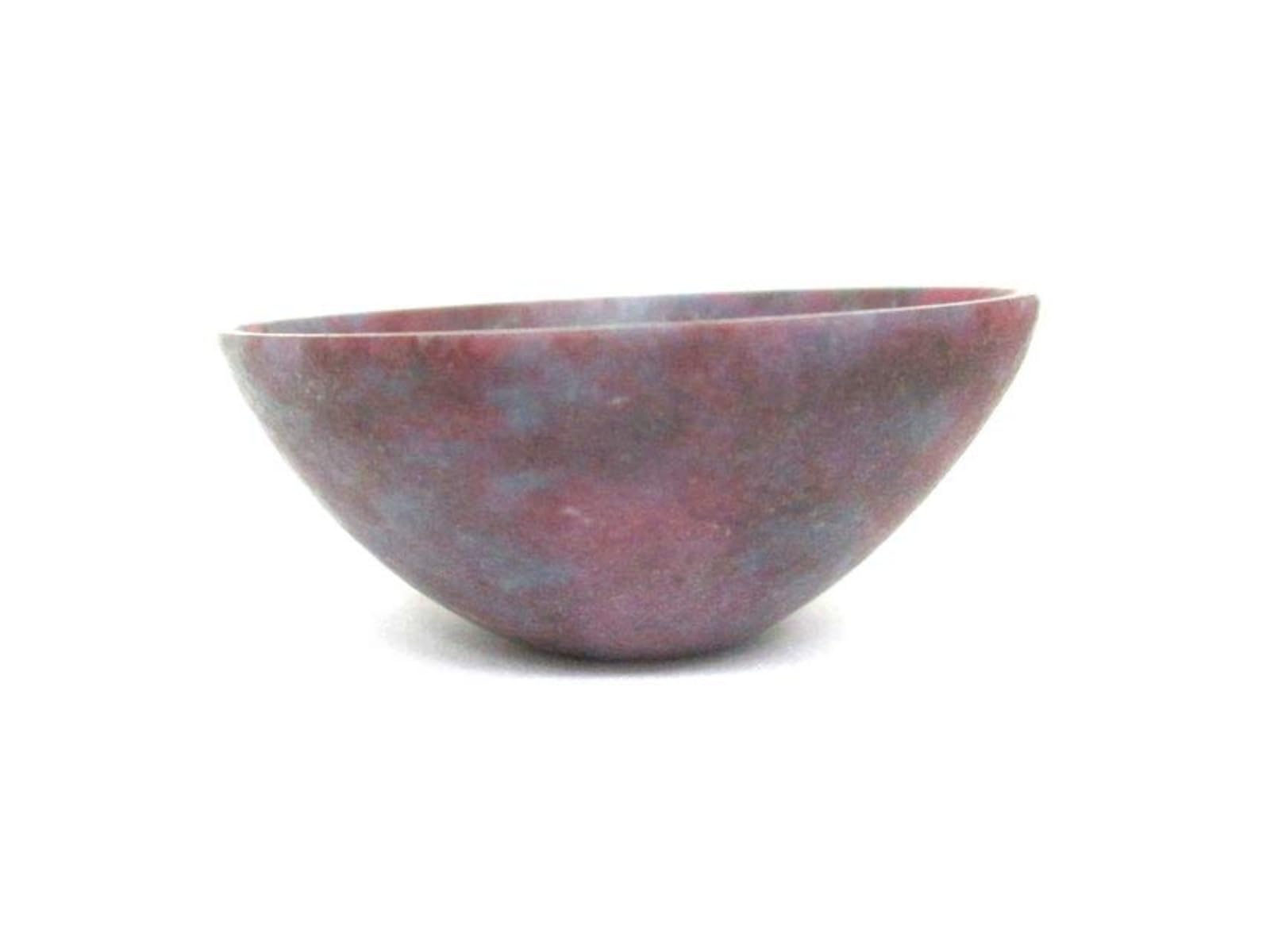 Jet International Energized Ruby Kyanite Bowl 2" Gemstone A+ Hand Carved Rare Crystal Altar Healing Tray Dish Devotional Focus Spiritual Chakra Cleansing Metaphysical Psychic Reiki Image is JUST A