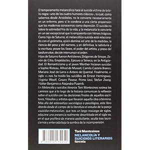melancolía y suicidios literarios