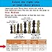 GrowUpSmart Staunton Chess Pieces with Extra Queens | Size: Medium - King Height: 3 inches | Wood