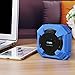 Amuoc Bluetooth Speakers, Portable IP65 Waterproof Outdoor/Shower Bluetooth Speaker Rugged Hi-Def Bass Sound with 10Hr Playtime, Blue