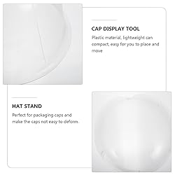GALPADA 8-Piece Plastic Hat Stand Rack - Tabletop